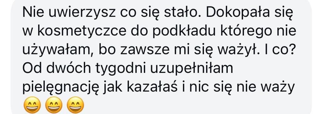 Wiadomość od kobiety, której pomogłam