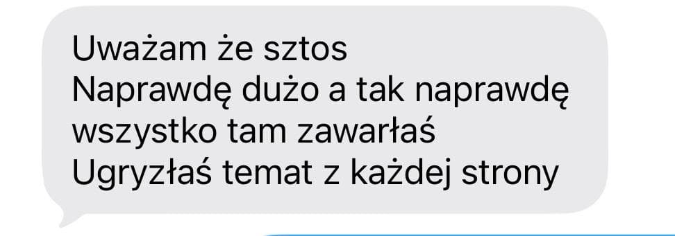 Wiadomość od kobiety, której pomogłam